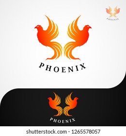 This logo has a phoenix image. This logo is good to use as a company logo or it can also be an application logo. But it can also be used in various other creative businesses.