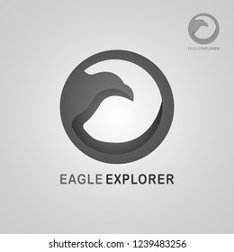 This logo has a picture of an eagle. This logo is in 3D. This logo is good to use as a company logo or can also be used in the travel business, but can also be used in application logos.