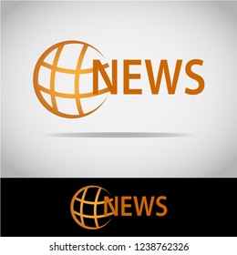 This logo has a picture of the earth and there is a NEWS article. This logo is good for use by a company engaged in the news media. But this logo can also be used as an application logo.
