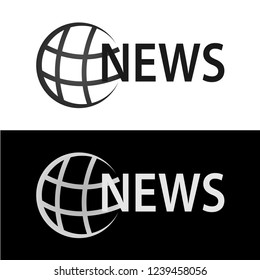 This logo has a picture of the earth and there is a NEWS article. This logo is good for use by a company engaged in the news media. But this logo can also be used as an application logo.