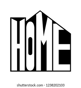 This logo has a picture of a house with HOME written on it. This logo is suitable for use as a company logo or business that is engaged in home design or property companies.