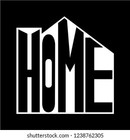 This logo has a picture of a house with HOME written on it. This logo is suitable for use as a company logo or business that is engaged in home design or property companies.