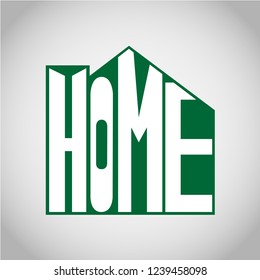 This logo has a picture of a house with HOME written on it. This logo is suitable for use as a company logo or business that is engaged in home design or property companies.