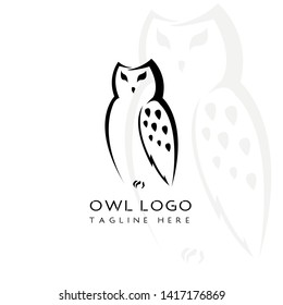 This logo has a picture of an owl. This logo is good to use as a company logo or other creative business as needed. But it can also be used as an application logo.