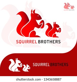 This logo has a picture of two squirrel brothers holding beans. This logo is good to use as a company logo and various other creative businesses as needed and can also be used as an application logo.
