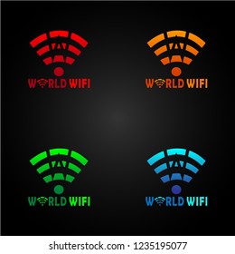 This logo has a picture of a WiFi network in which the letter W is written. This logo is suitable for use as a company logo engaged in the internet network field.