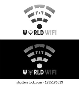 This logo has a picture of a WiFi network in which the letter W is written. This logo is suitable for use as a company logo engaged in the internet network field.