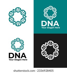 This logo has related to DNA icon