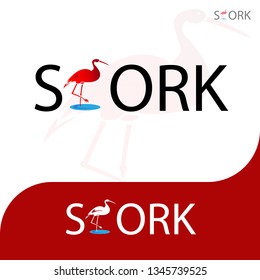 This logo has a stork. This logo is good to use as a company logo and can also be used in various other creative businesses as needed. But it can also be used as an application logo.
