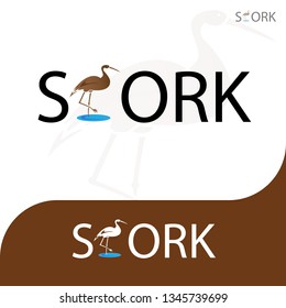 This logo has a stork. This logo is good to use as a company logo and can also be used in various other creative businesses as needed. But it can also be used as an application logo.
