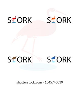 This logo has a stork. This logo is good to use as a company logo and can also be used in various other creative businesses as needed. But it can also be used as an application logo.
