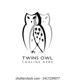 This logo has a twin owl back to back. This logo is good to use as a company logo or other creative business as needed. But it can also be used as an application logo.