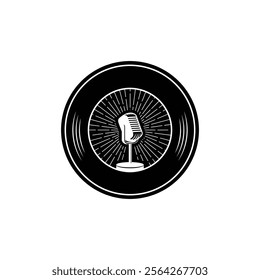This logo is ideal for podcasters seeking to establish a strong brand identity