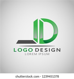 This logo illustrates the letter L and D. This logo is good for use by companies or businesses that are engaged in graphic design or companies that want their logo to be an initial logo.