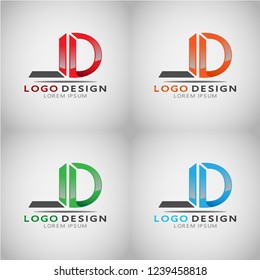 This logo illustrates the letter L and D. This logo is good for use by companies or businesses that are engaged in graphic design or companies that want their logo to be an initial logo.