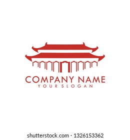 This Logo Is An Illustration Of A Chinese People's House