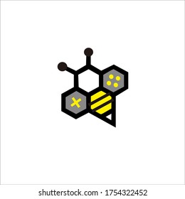 THIS LOGO IS INSPIRED FROM A BEE THAT WAS SHAPING FORM A GAME TOOL