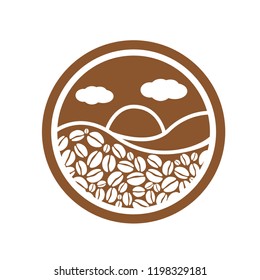 
This logo is inspired by enjoying coffee with hill views