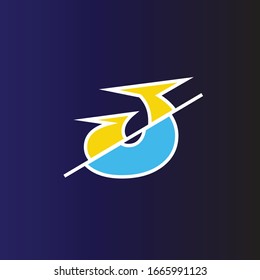 This logo inspired from letter "J" sliced