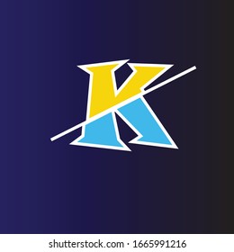 Este logotipo está inspirado en la letra "K" en rodajas