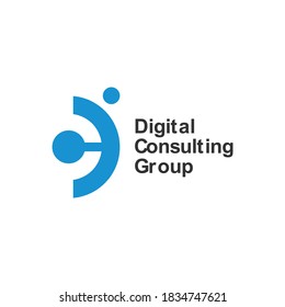 This logo is letter C, negative space and letter D, digital technology in blue color. CD / C Logo and D. Technology Logo, Digital Logo - Shutterstock ID 1834747621