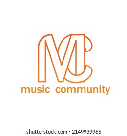 this is a logo letter combination "M" and "C"