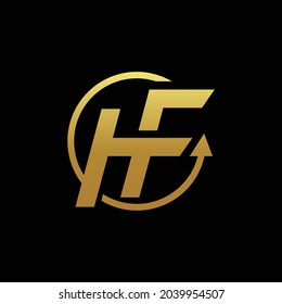 dieser Logo-Brief hf und Handel