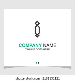 This logo of the letter "I" is perfect for your company and products

