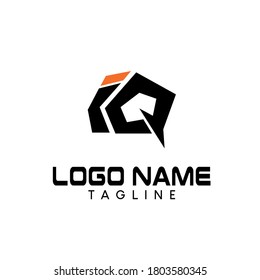 this is the logo of the letter i and the letter q