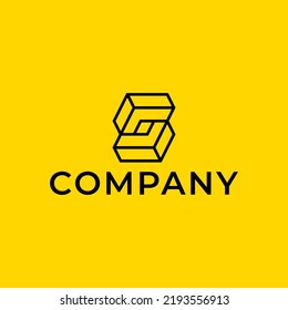 Este logotipo es el logotipo de la letra S, que tiene un estilo sencillo, minimalista y moderno. adecuado para cualquier industria.