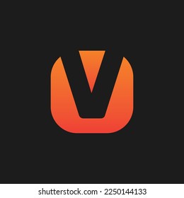 This is a Logo Letter V Simple Design