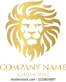 este logotipo es un vector de diseño del logotipo de la cabeza del león