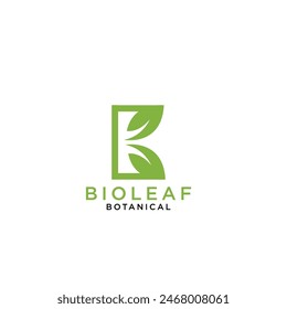 This logo is made using the letter B and leaf elements in a simple and modern style. This logo has a high level of legibility in various sizes and can be used on various media with ease.