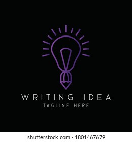 This logo means finding out new writing idea. It is a creative and so gorgeous logo for use your better purpose. 