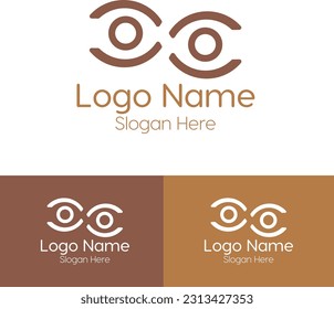 Este logotipo con un diseño minimalista es adecuado para negocios de cafés y lugares de reunión casuales