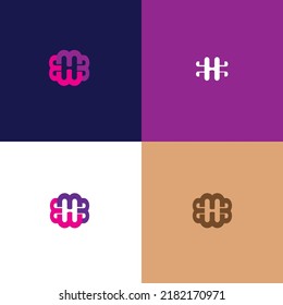 This logo is a modern logo that can be used for company logos, initials, apps, and others.
  This logo is taken from the H alphabet and executed professionally.