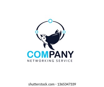 This is logo for networking service