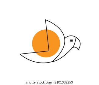 This is the logo of parrot.