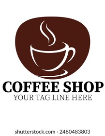 This logo is a perfect blend of modern and cozy, capturing the heart of our coffee shop experience.