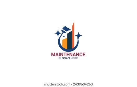 This logo is perfect for cleaning and maintenance services