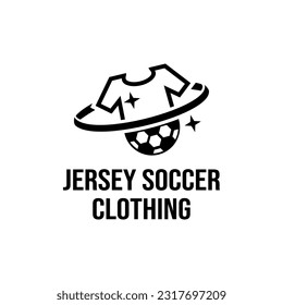 This logo is perfect for a clothing company engaged in soccer jersey and mini soccer