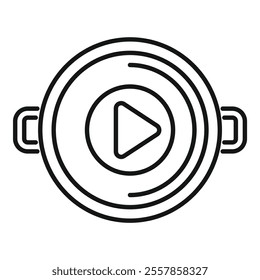 This logo is perfect for a cooking channel, recipe website, or any other culinary content creator looking for a modern and memorable brand identity