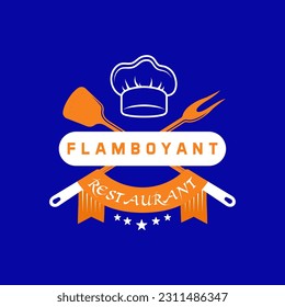 This logo is perfect for restaurants or eateries with a five-star atmosphere