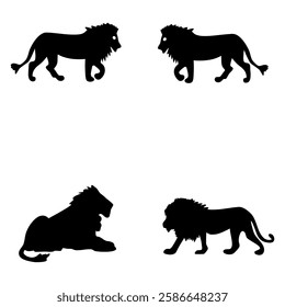 This logo presents the lion in a bold and simple form, giving a modern impression but still respecting the traditional symbol of courage and greatness