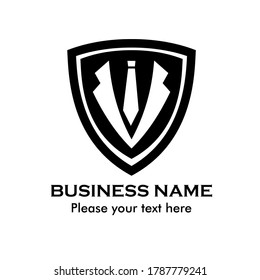 This is logo professional  person logo design template illustration