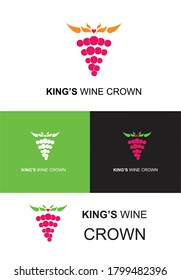 Dieses Logo bietet drei Symbole der Blätter als Krone, das Herz in der Mitte ist aufrichtig im Geschmack und das Symbol des Weins als Hauptbestandteil der Weinbereitung