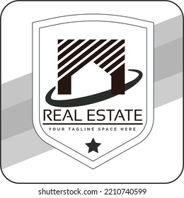 Este es el logotipo del diseño del logotipo inmobiliario