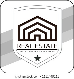 Este es el logotipo del diseño del logotipo inmobiliario