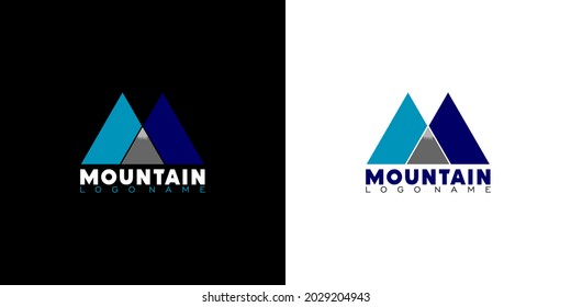 This is a logo related to mountains, it can be a logo for companies and businesses related to mountains.