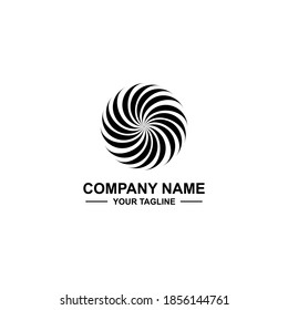 This logo with a saw symbol is suitable for logos of companies engaged in wood cutting
